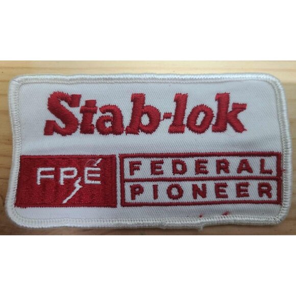 Stab-lok Federal Pioneer FPE Electrical Panel Patch Replacement Patch VTG - Picture 1 of 2